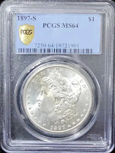 1897-S モルガン・ダラー MS-64 PCGS 146,850円