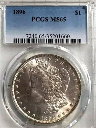 1896年モルガン銀貨 - PCGS MS 65認定 35201660｜WORLD RESOURCE【KING店】