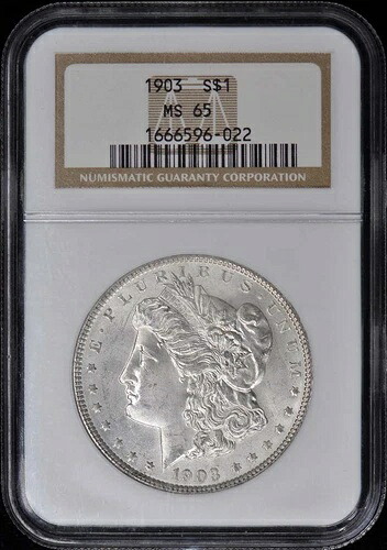 1903年 モルガン・ダラー S$1 NGC MS65｜WORLD RESOURCE【KING店】