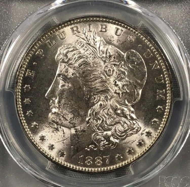 1887-O モルガン銀貨 $1.00 PCGS MS63