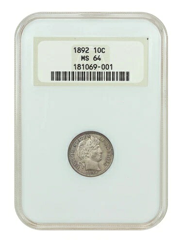 1892 10C NGC MS64 (OH)｜WORLD RESOURCE【KING店】