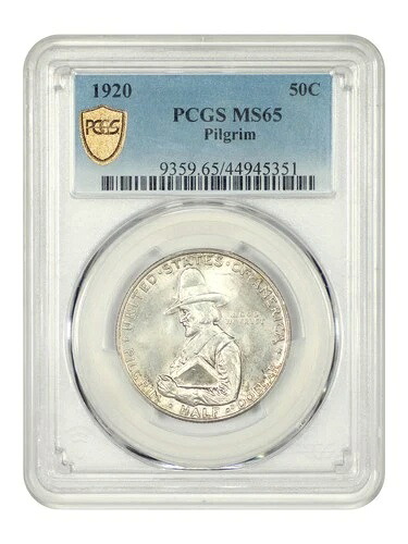 1920年 50セント ピルグリム PCGS MS65 - クラシックシルバー記念品