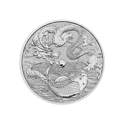 2023年 龍と鯉 1オンス 銀地金コイン 61,105円