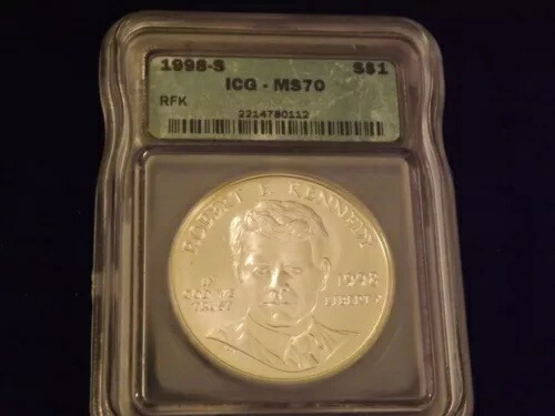 1998-S $1 ケネディ ICG MS 70