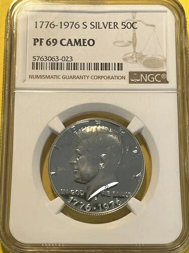 1976S シルバー NGC PF69 カメオ ケネディ