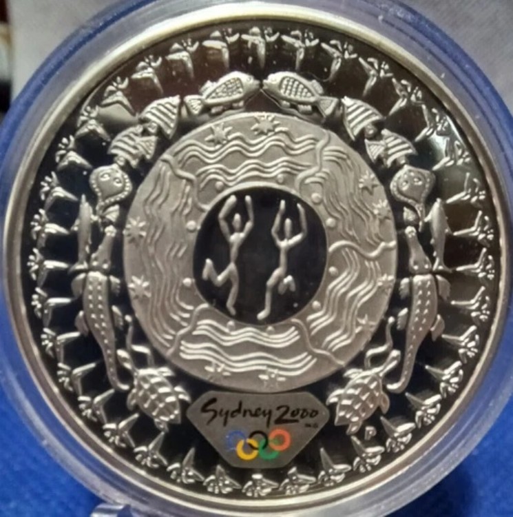 楽天市場】SV1000 純銀 2000年シドニーオリンピック記念銀貨