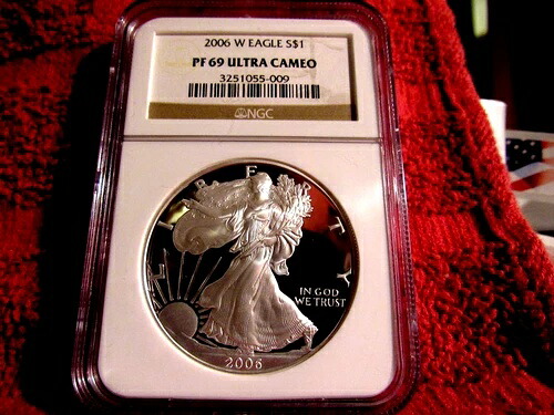 2006年 W イーグル S$1 NGC PF 69 ウルトラカメオ ゴールドラベル