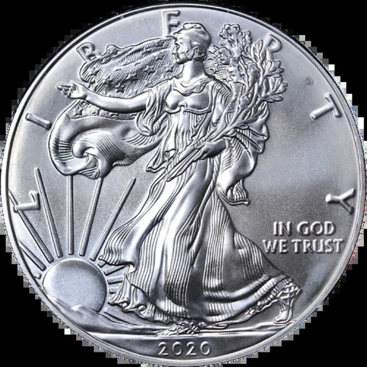2020年 シルバー アメリカンイーグル $1 NGC MS70 アーリーリリース クローム - ライトヘイズ 在庫あり 48,180円