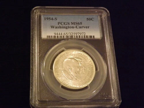 1954年 S 50 C ワシントン・カーバー PCGS MS 65