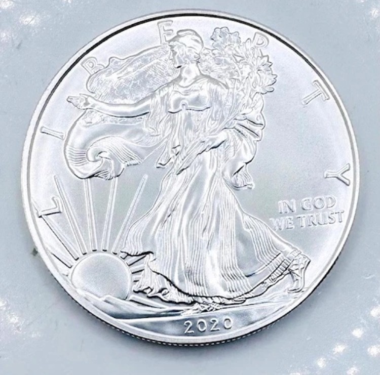 2020年 アメリカン シルバー イーグル 1オンス .999 純銀貨