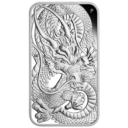 1オンス 2021年 ドラゴン レクタンギュラー シルバー 地金コイン - 新品 - パース造幣局 61,105円