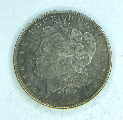 1888年 P モルガン シルバー ダラー $1 AU UNC 未流通の希少な米国造幣局コイン