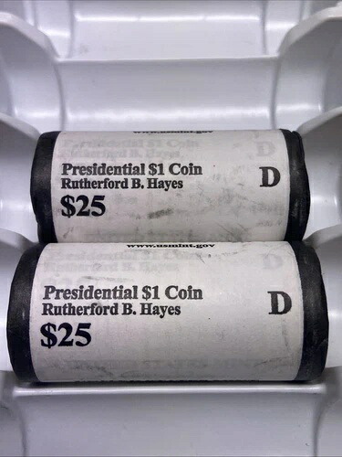 2011 D RUTHERFORD B HAYES 大統領ドルロール -米国造幣局 -未使用 2 R