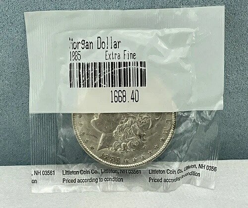1885年モルガン銀貨、非常に良好な状態 - リトルトンコイン