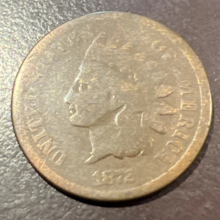 1872年 インディアンセント 良品 キー日付 W-790 48,180円
