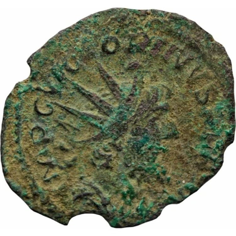 西暦 268 ～ 271 年 ガリア帝国 ヴィクトリヌス コイン アントニニアヌス ミント ケルン (MO886-)