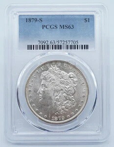 1879-S モルガン銀貨 PCGS MS63 - U2029