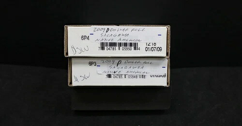 2009 P & D US Mint ネイティブアメリカン サカガウィア $ ロール オリジナル ミント パッケージ #657