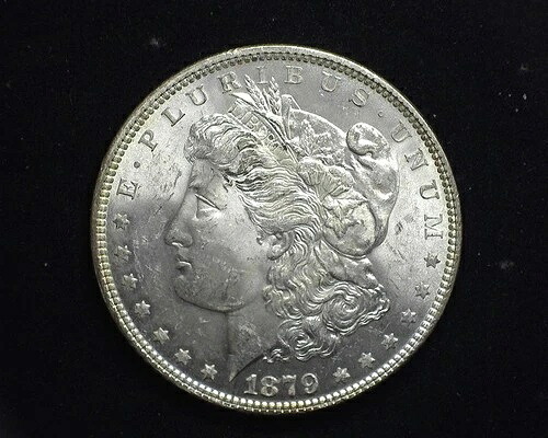 HS&C: 1879年 モルガン銀貨 BU - 米国コイン