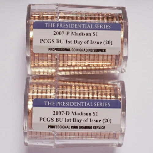 2007年 P&D マディソンドル PCGS BU 発行初日 96,800円