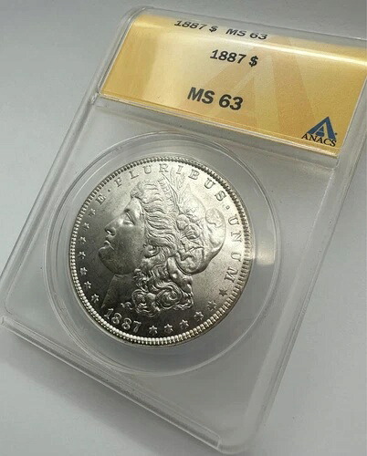 1887年モルガン・ダラー MS63 ANACS