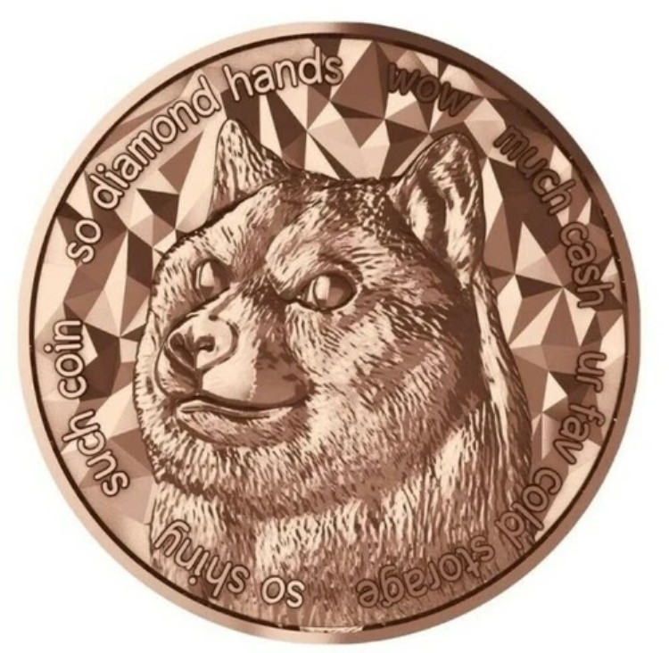 DOGECOIN 20枚パック 1オンス .999 純銅地金 2021年ミント