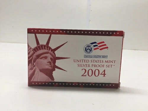 新品 NIB 2004年 米国造幣局 シルバープルーフセット NIB