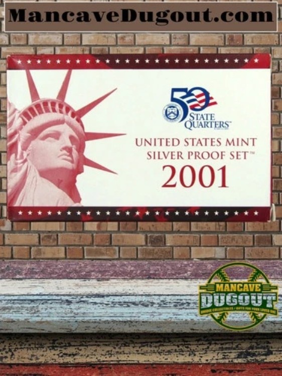 2001年 シルバープルーフセット 米国造幣局 オリジナル政府パッケージ OGP COA