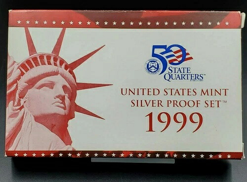 1999年 S USプルーフ 90%シルバーコインセット OGPコンボ 配送割引 RobinsonsCoinTown