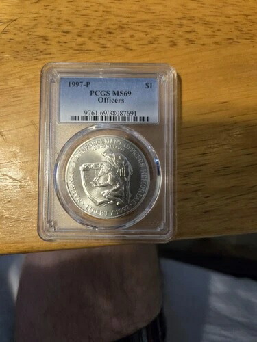 1997年 P LAW OFFICERS PCGS MS69 90%シルバー記念ドル