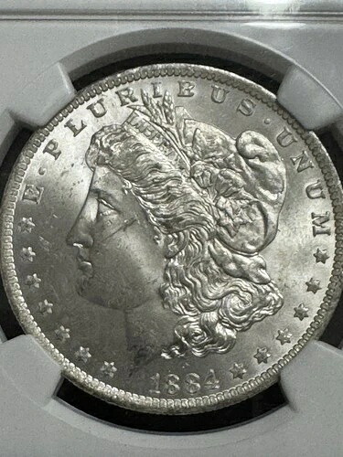 1884年 O モルガン銀貨、NGC MS 64 オレイサ・ホード、送料無料