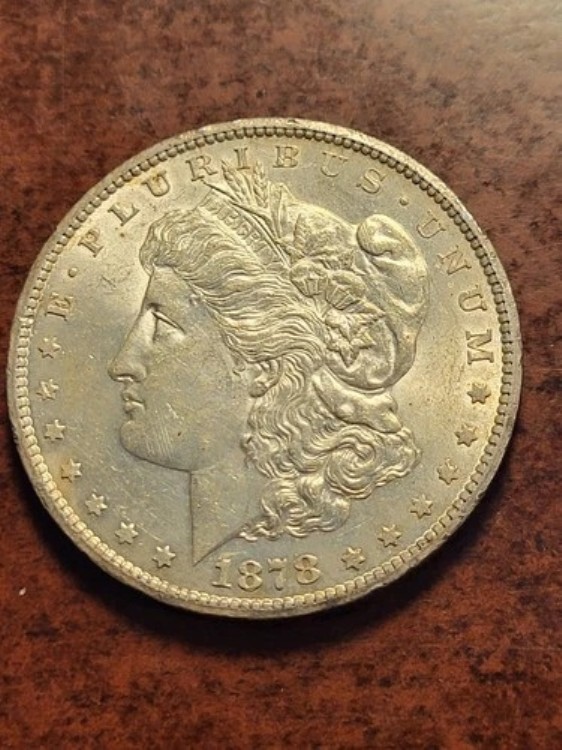 1878年CCモルガン銀貨、未使用カーソンシティinv07 s451ej