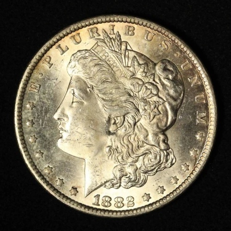 1882-CC 1ドルモルガン銀貨 - カーソンシティ - 米国送料無料