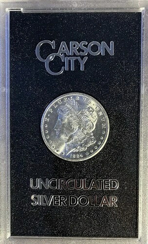 1884-CC GSA チョイス BU モルガン シルバー ダラー
