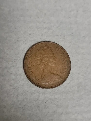 希少な2ペンス 1971年コイン