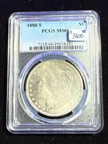 1880年 S モーガン・ダラー PCGS MS66