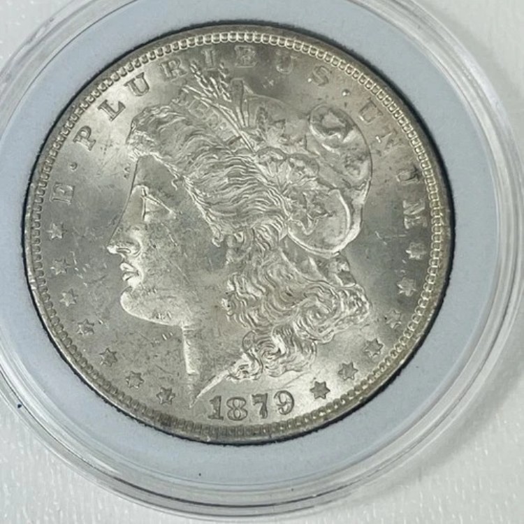 1879年 モルガン銀貨 チョイス BU 未認定イーグル レディ・リバティ