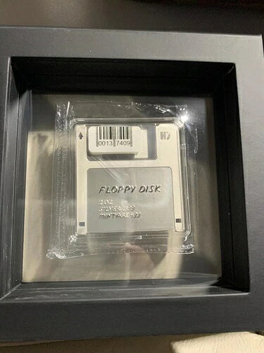 ニウエ 2024年 2ドル フロッピーディスク TechStalgic 2オンス 銀貨