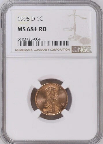 1995-D 1C RD リンカーン記念館 1セント NGC MS68+RD 6103725-004｜WORLD RESOURCE【KING店】