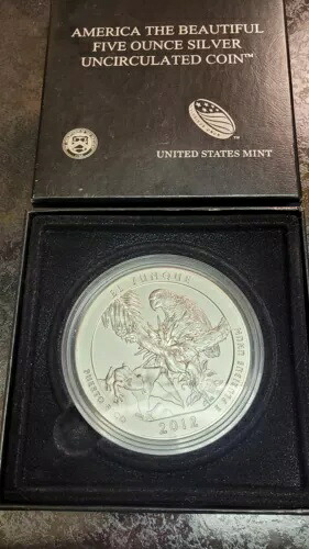 2012年 5オンス 銀貨(未流通) アメリカ・ザ・ビューティフル プエルトリコ|WORLD RESOURCE【KING店】