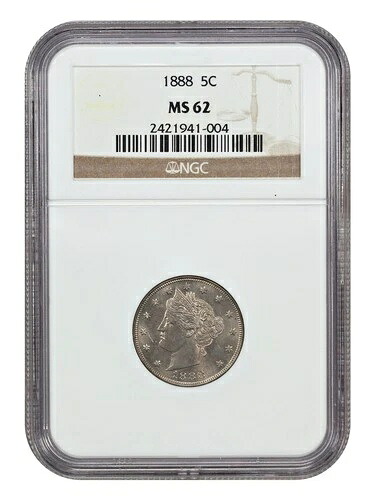 1888年 5C NGC MS62 - リバティニッケル - より良い日付｜WORLD RESOURCE【KING店】