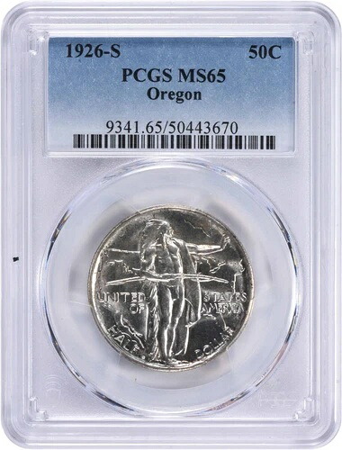 1926-S オレゴン記念シルバーハーフ MS65 PCGS｜WORLD RESOURCE【KING店】