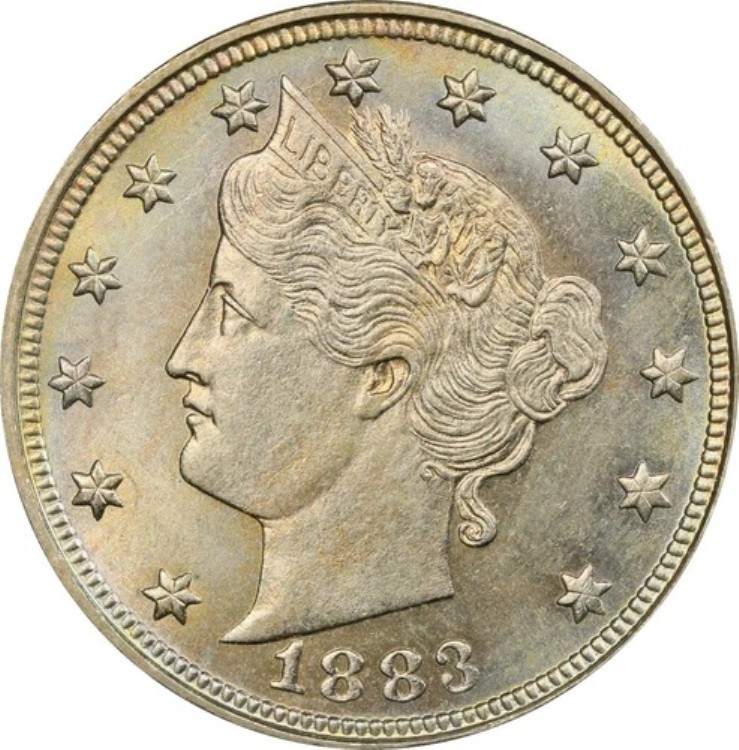 1883年 MS65 リバティニッケル、セントなし、PCGS 50361165
