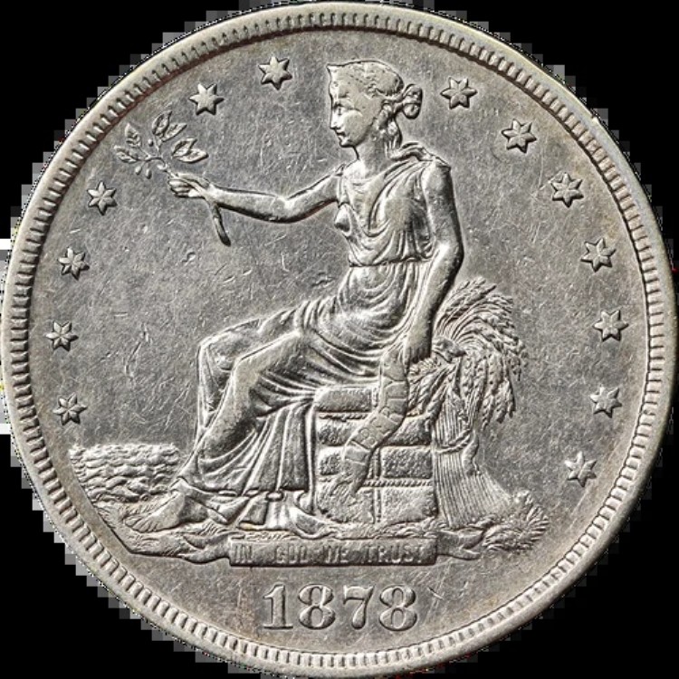 1878-S トレードドル 素晴らしい AU 詳細 素晴らしい 見た目 素晴らしい 打刻 161,700円
