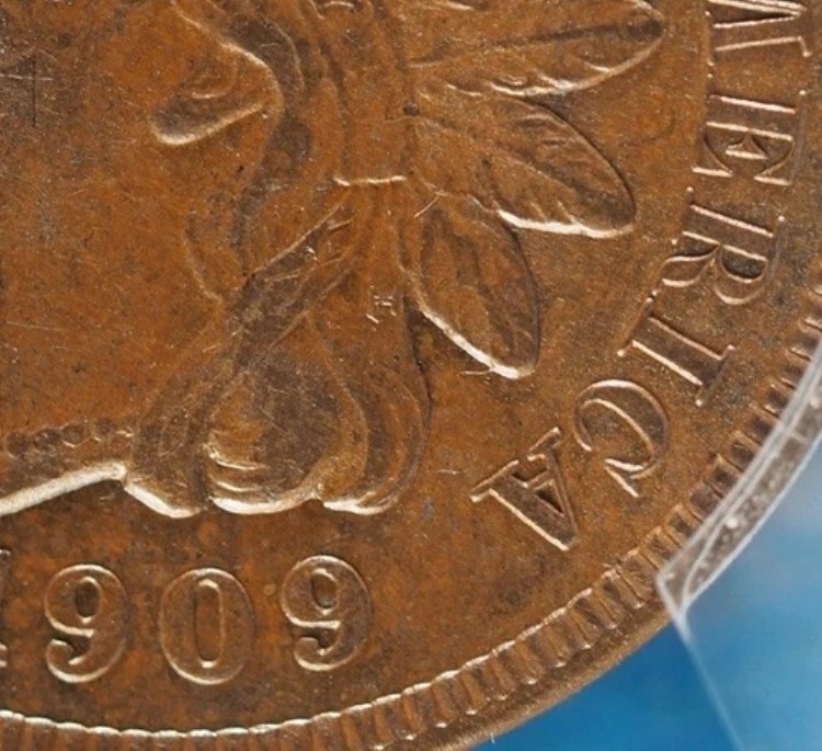 1909年インディアンヘッドペニー、PCGS MS62BN、DDO FS 101 S-1、FS-011.9エラー、バラエティ