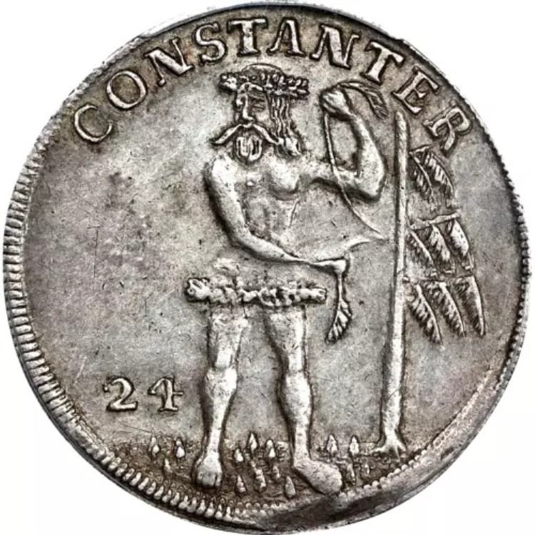 1714 HH ドイツ諸州 ブラウンシュヴァイク ヴォルフェンビュッテル ヴィルドマン 2/3ターレル、24 MG PCGS AU 53｜WORLD RESOURCE【KING店】