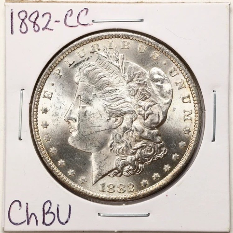 1882-CC モルガン銀貨 1ドル チョイス BUコンディション #BH00438｜WORLD RESOURCE【KING店】
