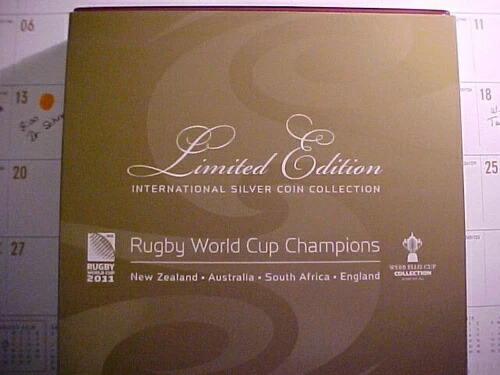 2011年ラグビーワールドカップ チャンピオンシップ プルーフセット。壮麗なる美品