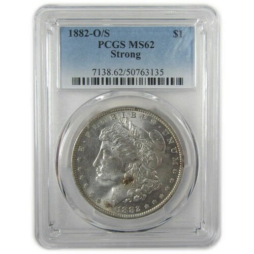 1882年 O/S ストロング モルガン ダラー MS 62 PCGS シルバー 1ドルコイン SKU:I19735