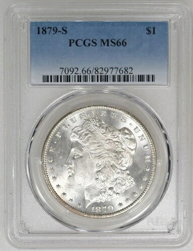 1879年 S モルガン・ダラー PCGS MS 66